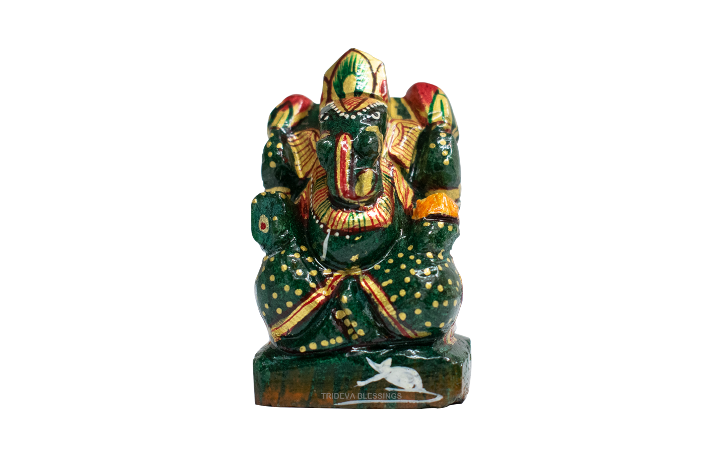 5GANESHA CARVED IN JADE 118 gm
