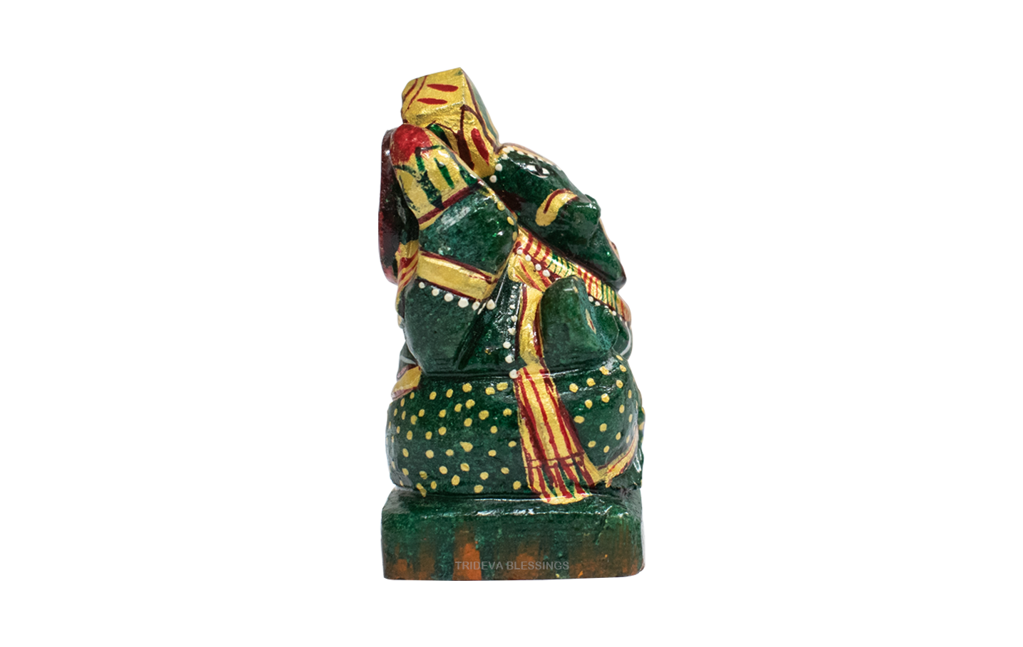 5GANESHA CARVED IN JADE 118 gm