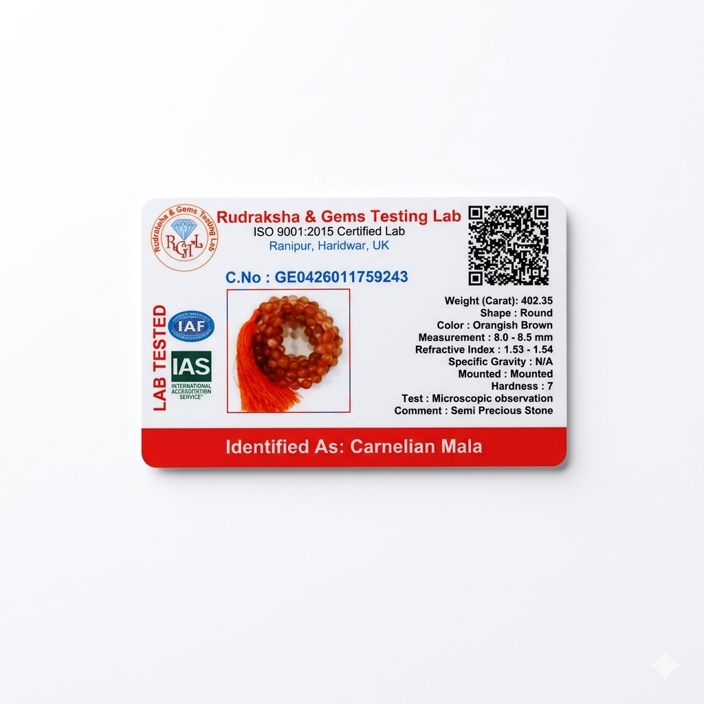 Carnelian – Vahni Veerya Mala