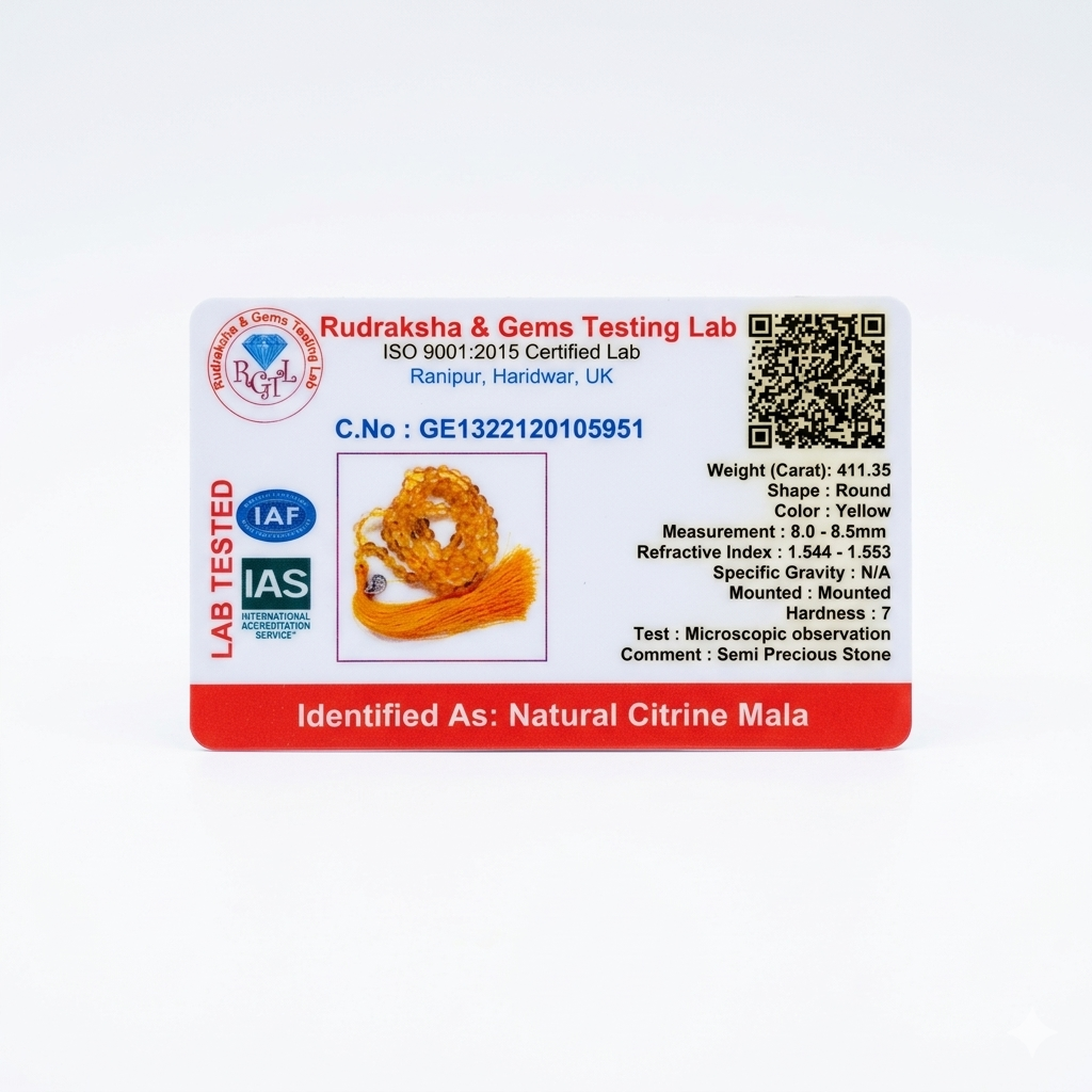 Citrine – Arka Prabha Mala