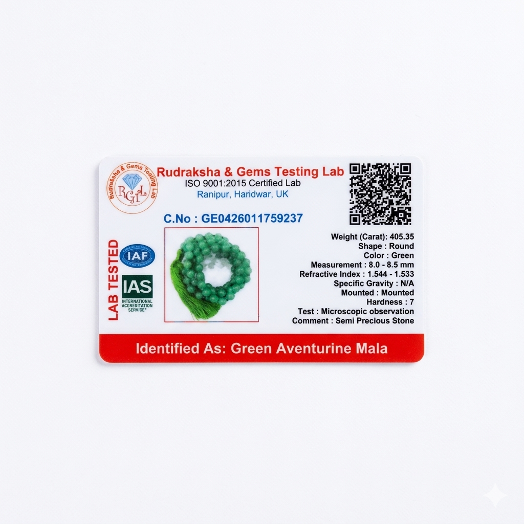 Green Aventurine – Harit Sampada Mala