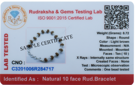 10 Mukhi Bracelet