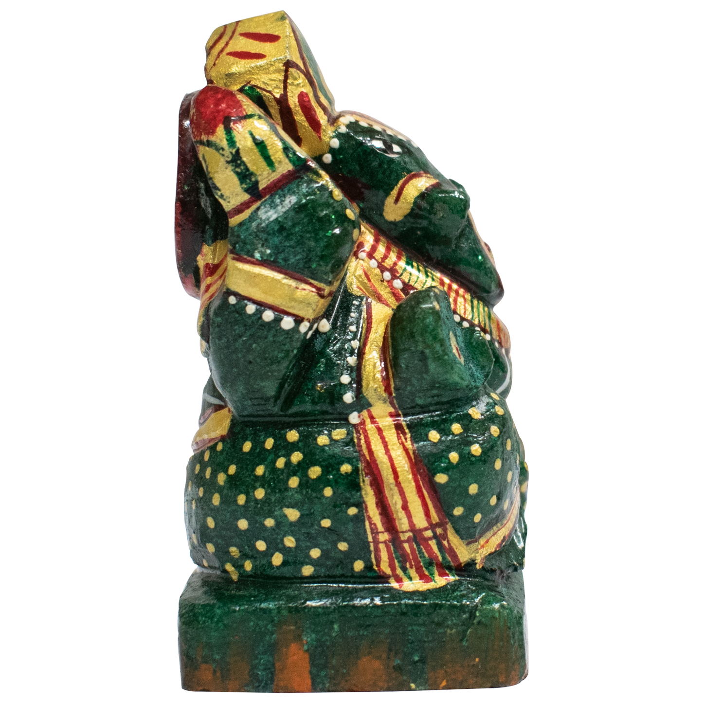 5GANESHA CARVED IN JADE 118 gm