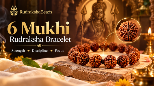 6 Mukhi Kartikeya Strength Bracelet for Men and Students