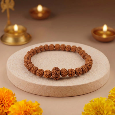 10 MUKHI RUDRAKSHA BRACELET (INDONESIAN) Vishnu Shield Bracelet