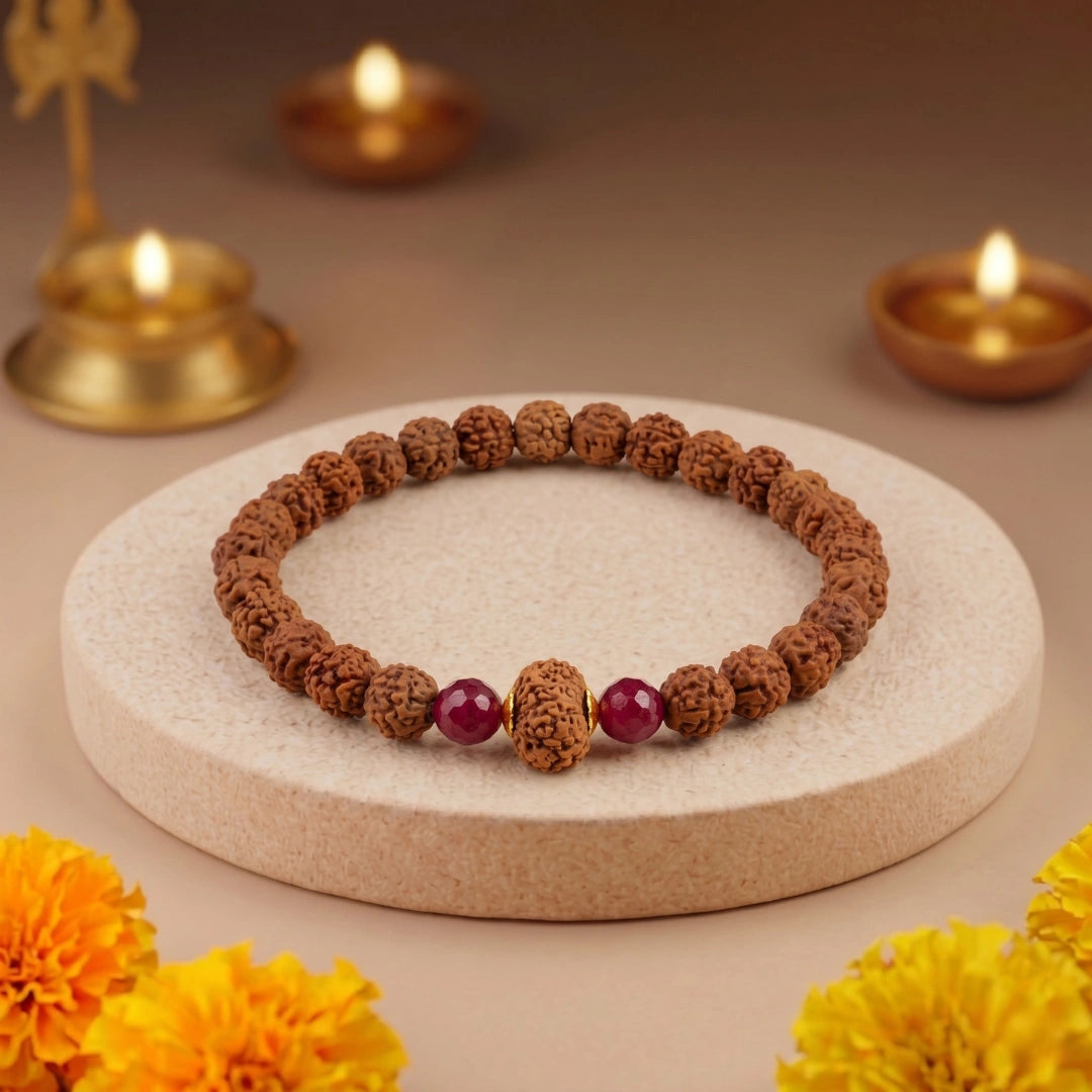 12 MUKHI RUDRAKSHA BRACELET (INDONESIAN) Surya Power Bracelet