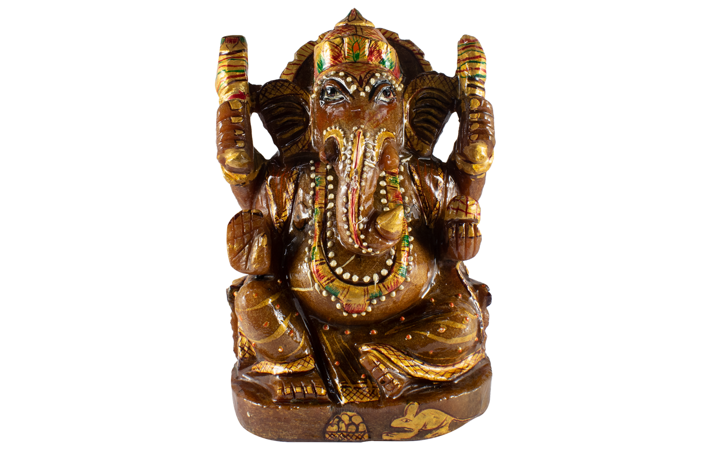 Ganesha Carved in Red Jasper