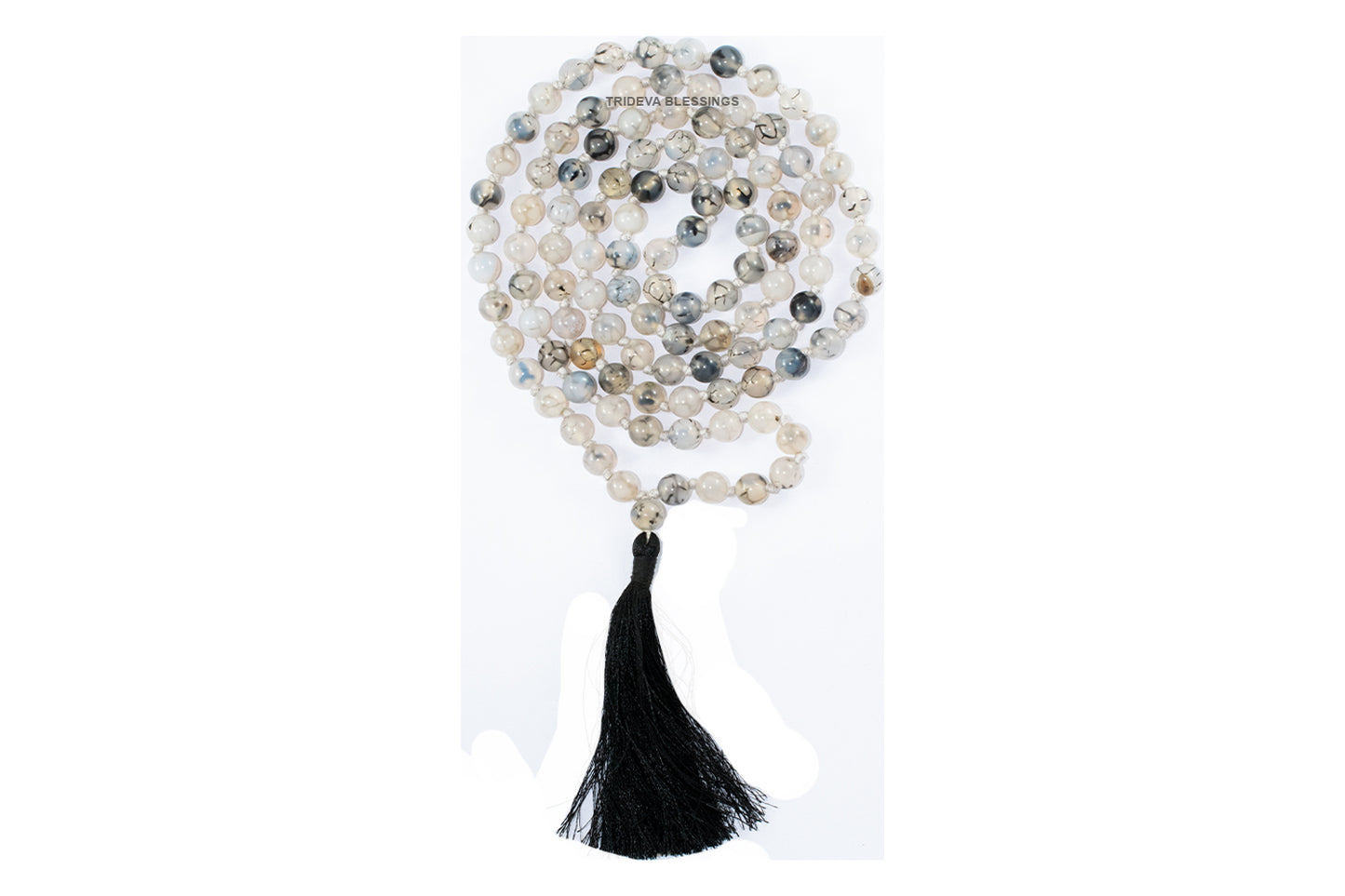 Natural Agate Mala