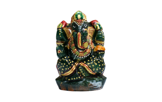 Ganesha Carved in Jade 92gm