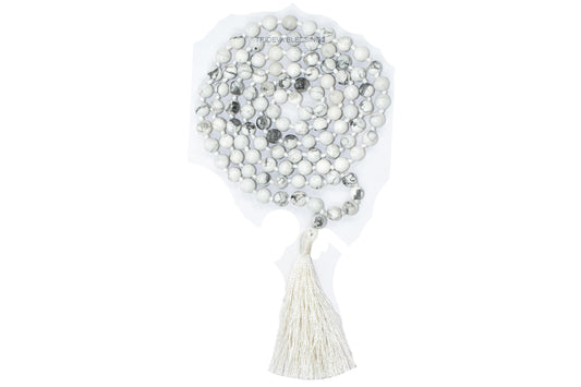 Howlite Mala