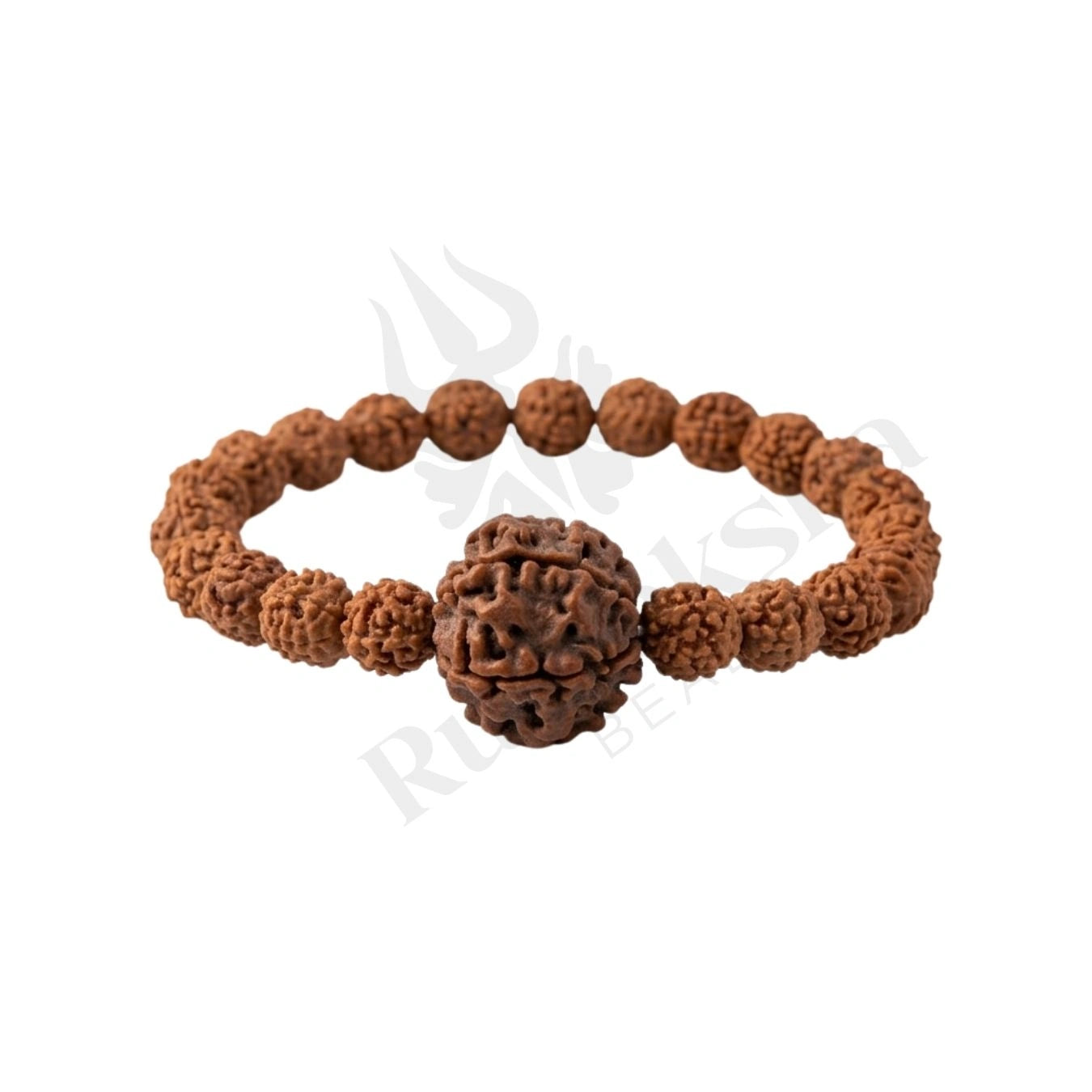 6 MUKHI RUDRAKSHA BRACELET (NEPALI) Kartikeya Strength Bracelet