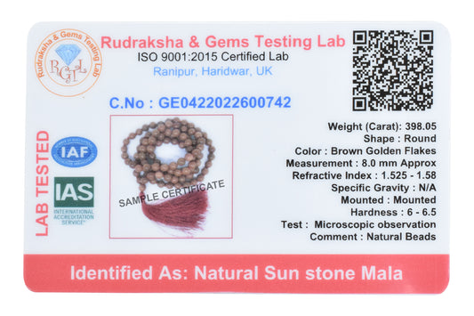 Sunstone Mala
