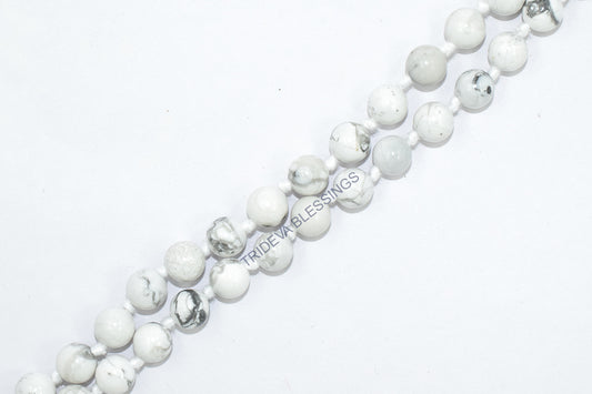 Howlite Mala