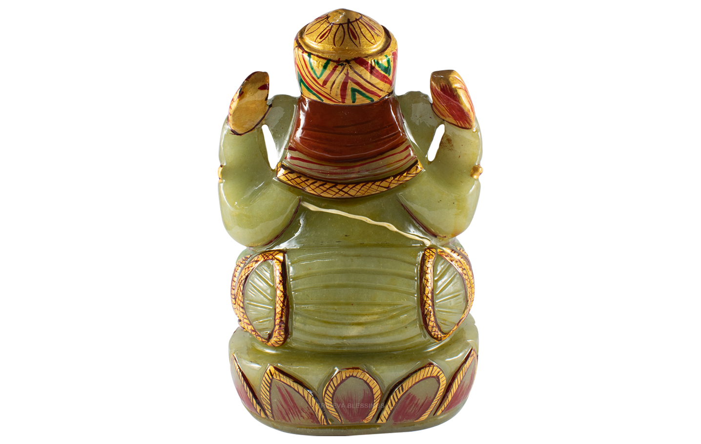 Ganesha Idol in Natural Fluorite