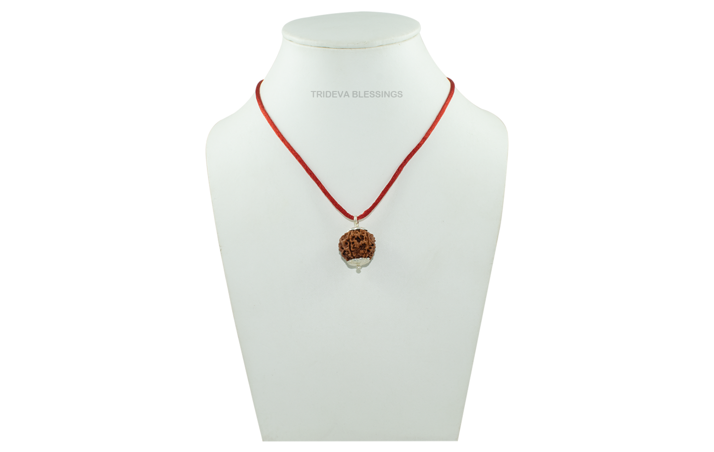 6 MUKHI SILVER PENDANT