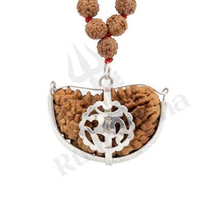 Fusion 1 Mukhi Rudraksha Mala (South Indian)