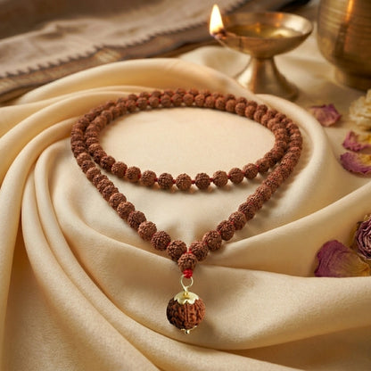 Shield 9 Mukhi Rudraksha Mala (Indonesia)