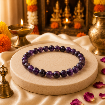AMETHYST – Shanti Tejas Amethyst Bracelet
