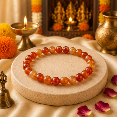 CARNELIAN – Agni Veerya Carnelian Bracelet