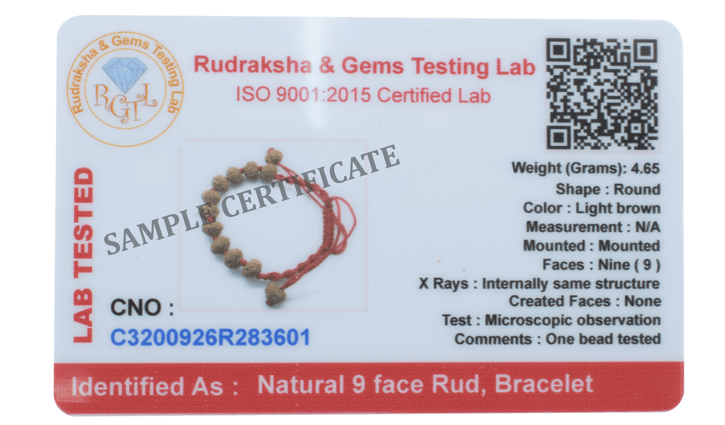 9 Mukhi Bracelet