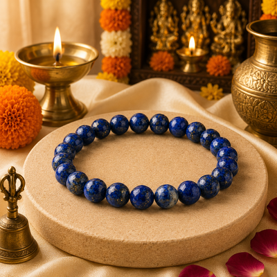 LAPIS LAZULI – Jnana Jyoti Lapis Bracelet