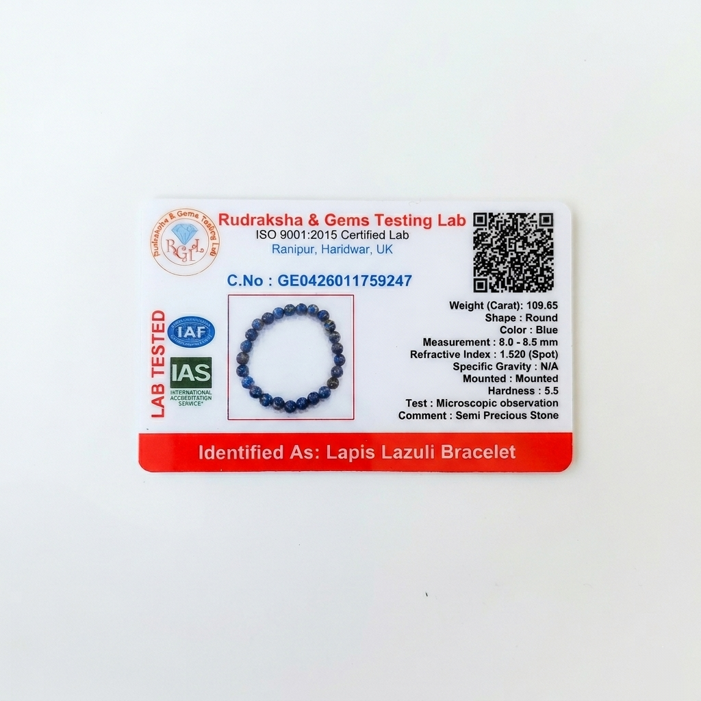 Lapis Lazuli – Jnana Jyoti Lapis Bracelet