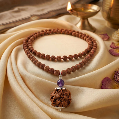 Silent Nirakar Rudraksha Mala (Nepali)