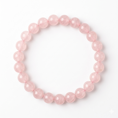 Rose Quartz – Prema Hridaya Quartz Bracelet