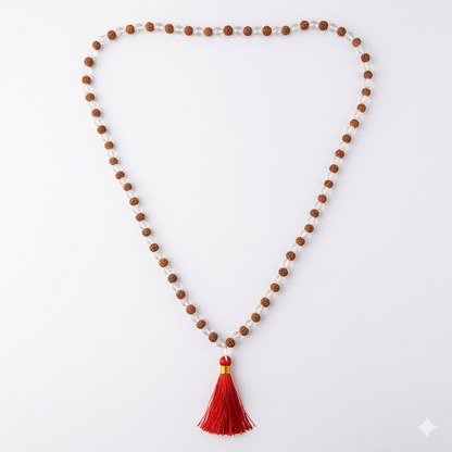 Rudraksha Sphatik Mala | Balance