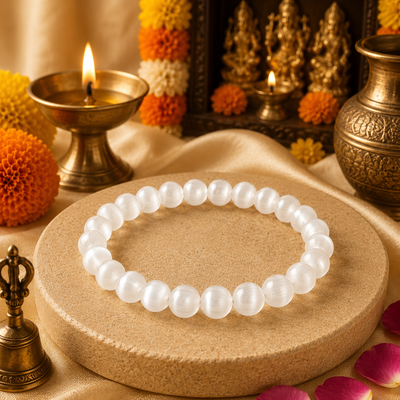 SELENITE – Chandra Shuddhi Selenite Bracelet