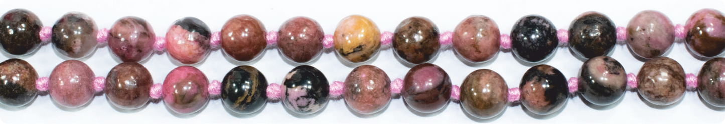 Rhodonite Mala
