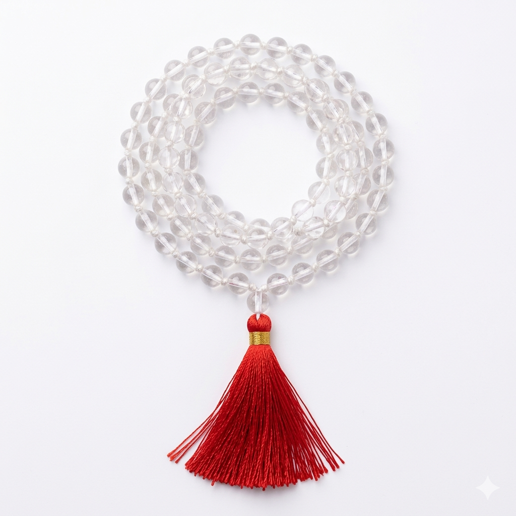 Sphatik Mala 7–8 mm | Energy