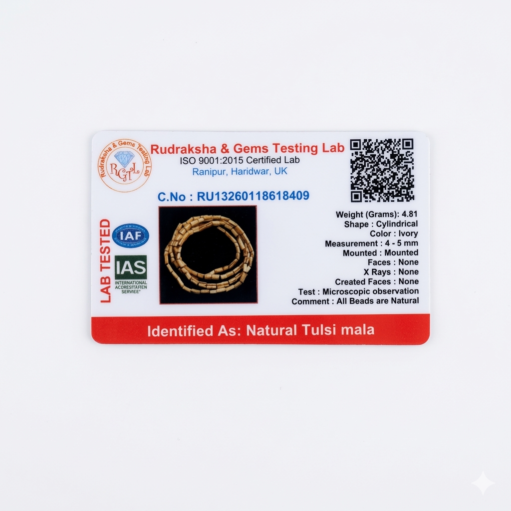 Tulsi Kanthi Mala | Protection