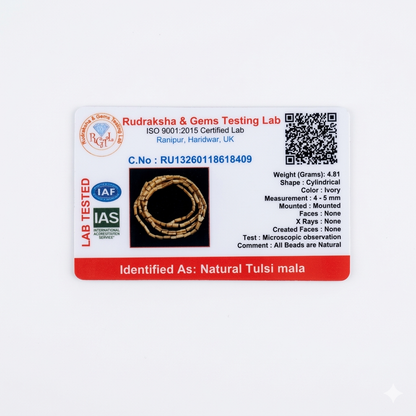 Tulsi Kanthi Mala | Protection