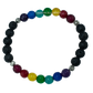 7 CHAKRA AND LAVA BRACELET
