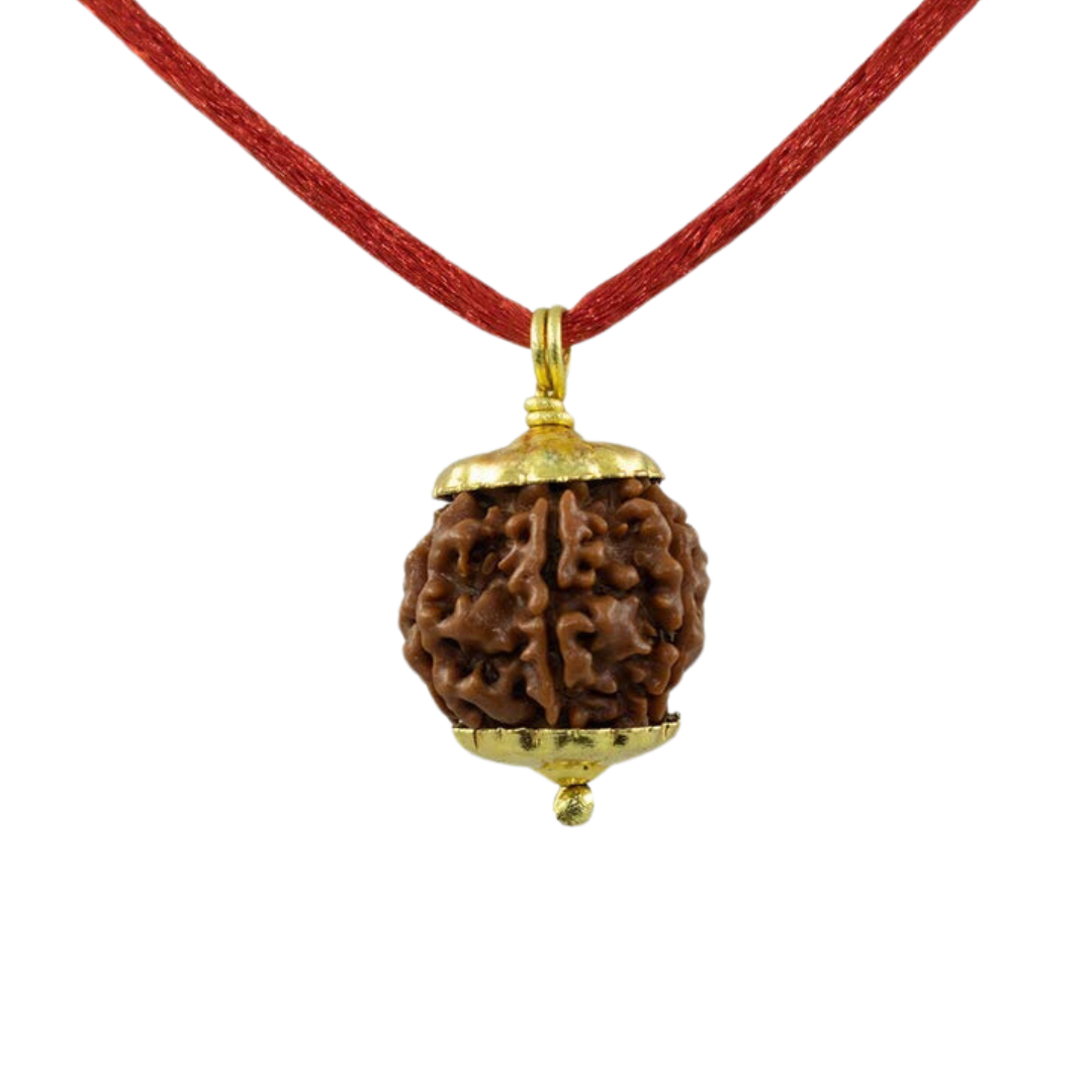 6 Mukhi GOLDEN METAL PENDANT