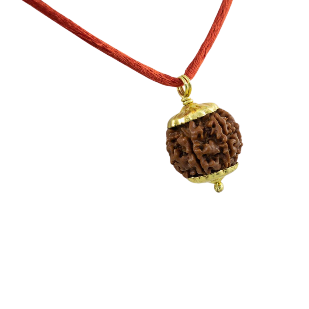 6 Mukhi GOLDEN METAL PENDANT