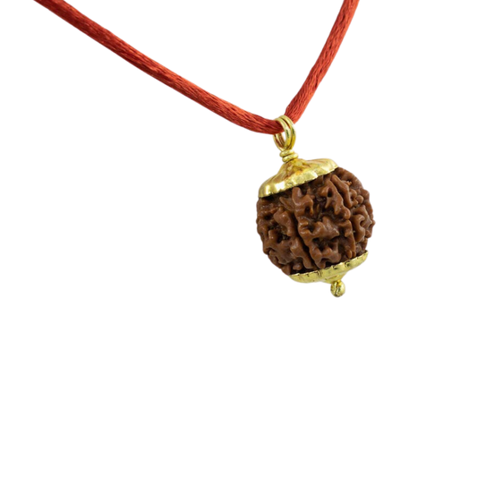 6 Mukhi GOLDEN METAL PENDANT
