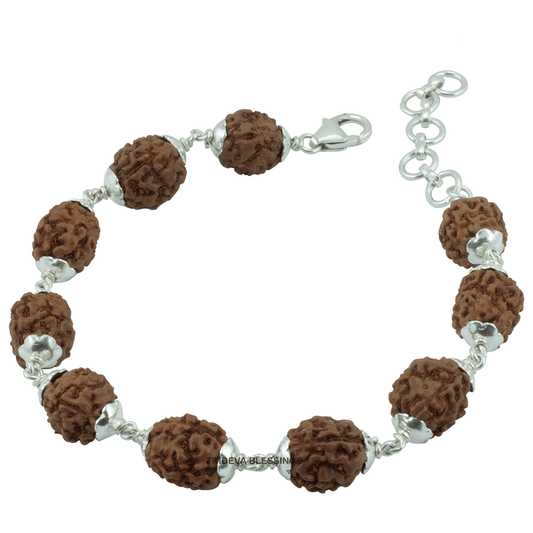 4 MUKHI SILVER BRACELET