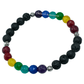 7 CHAKRA AND LAVA BRACELET