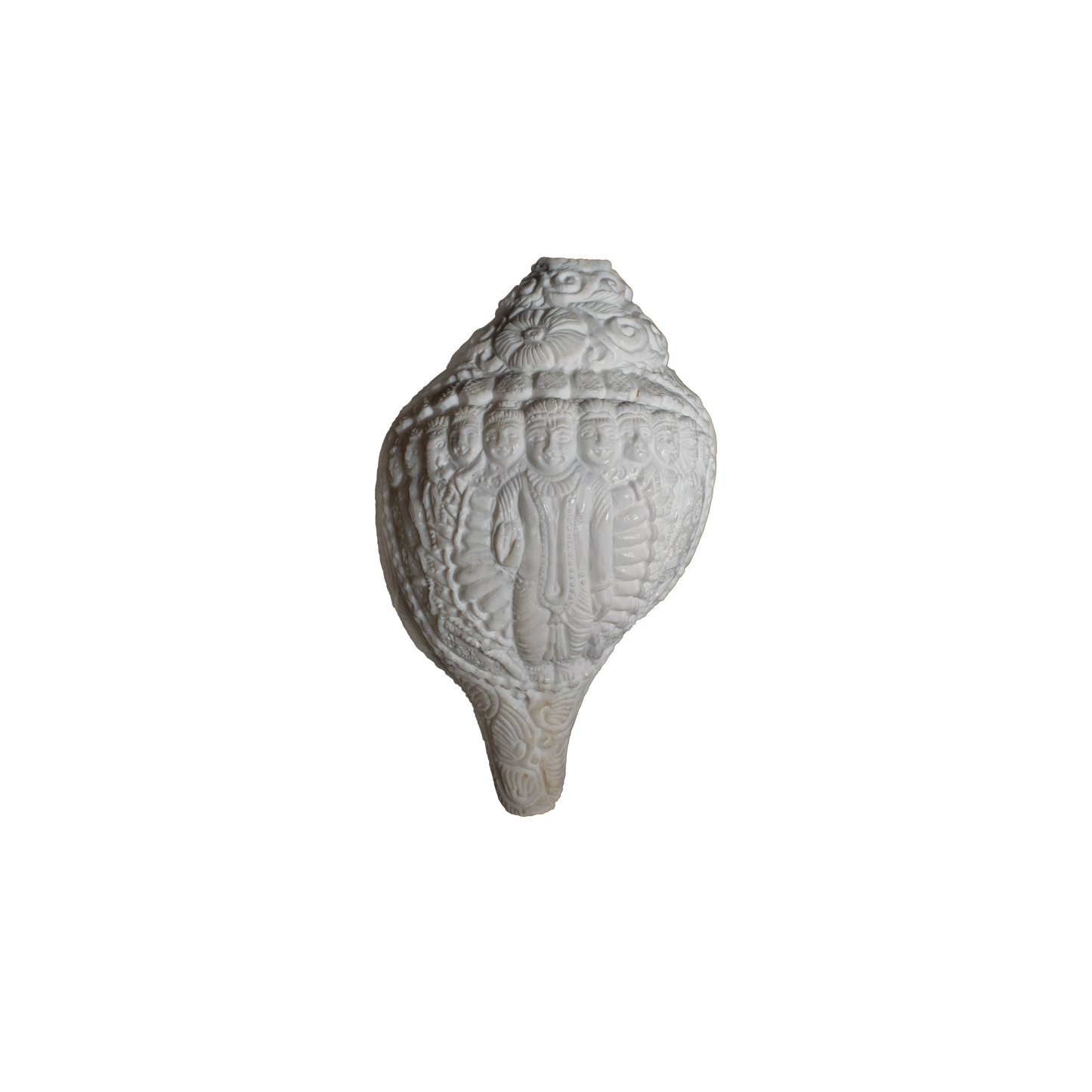 Lord Vishnu Virat Roop Carved on Shankh