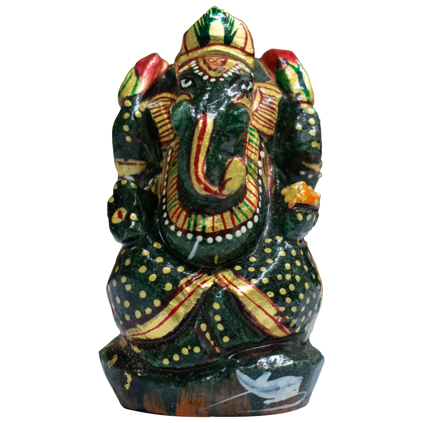Ganesha Carved in Jade 89gm