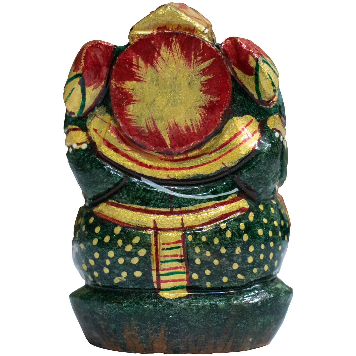 Green Jade Ganesha Idol in 125gm