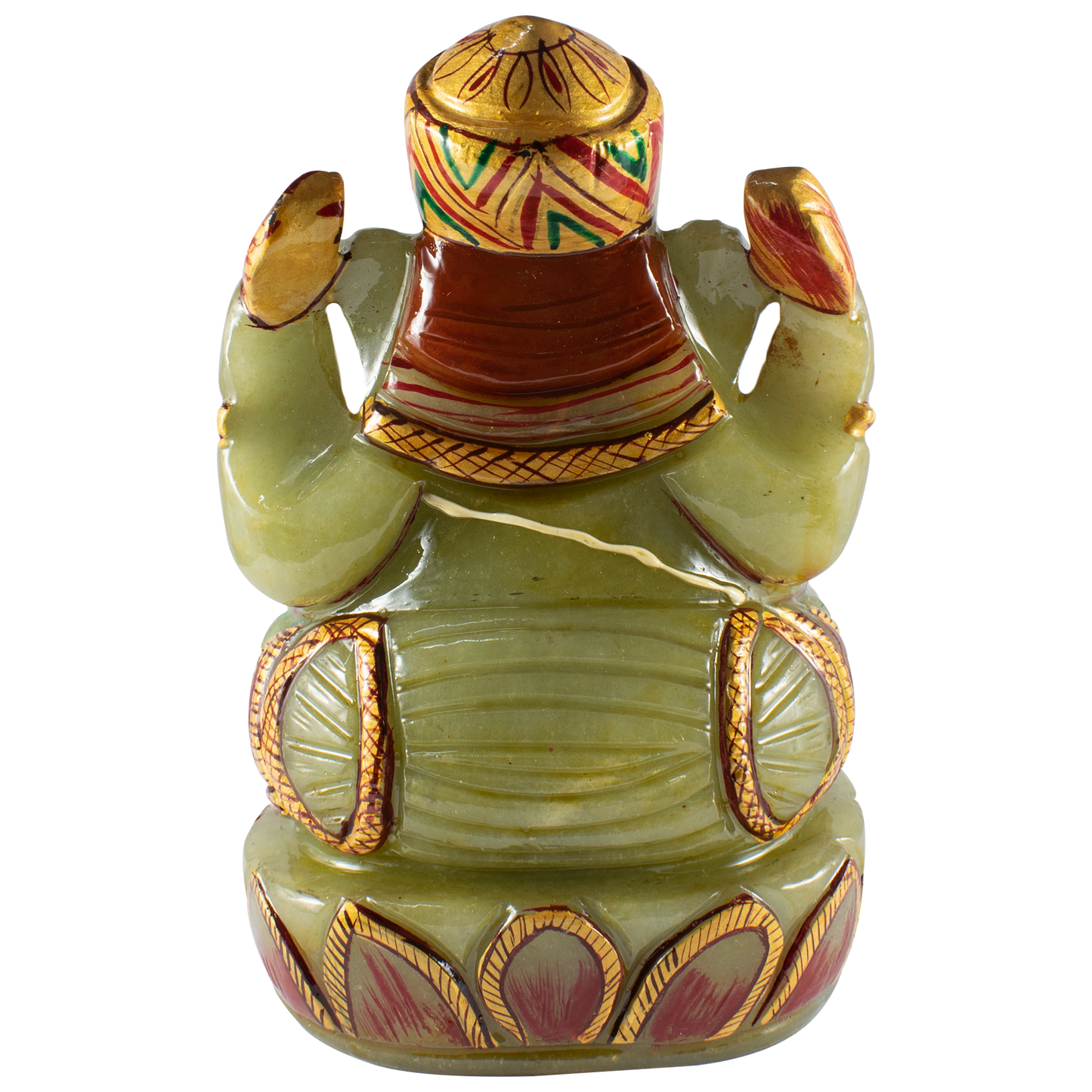 Ganesha Idol in Natural Fluorite